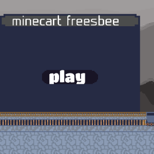 MINECART FREESBEE