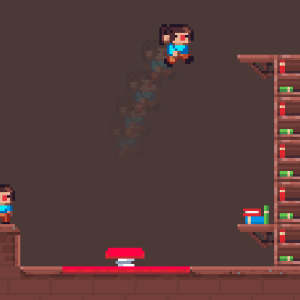 Jump Pad/ Trampoline/ Spring Example