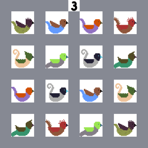 Bird Memory Game