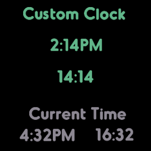 Custom Clock