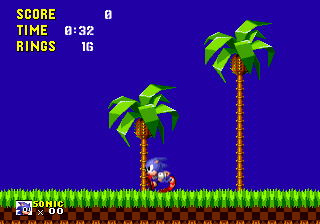 Sonic The Hedgehog engine test