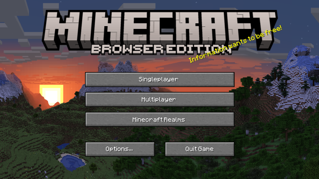 Minecraft Browser Edition