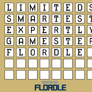 Expert Unlimited Flordle 