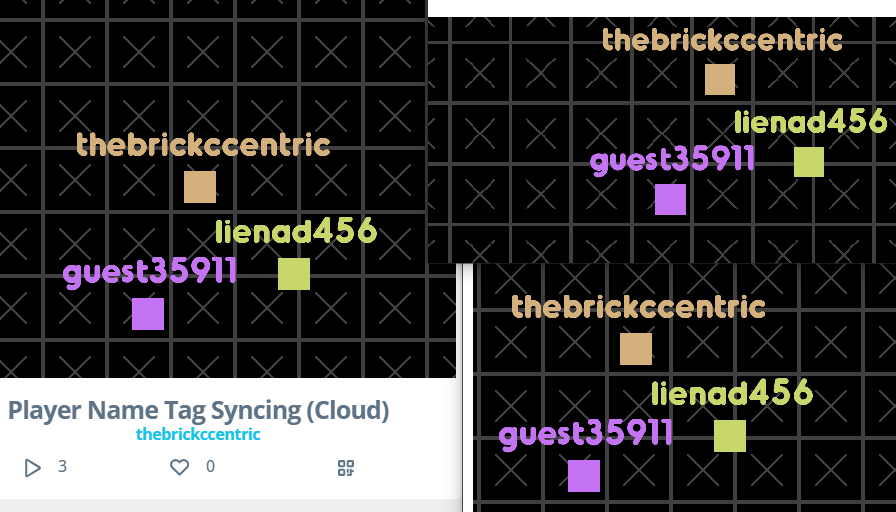 Player Name Tag Syncing (Cloud)
